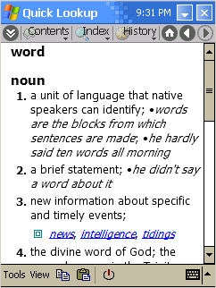 English Lexical Dictionary 1.0